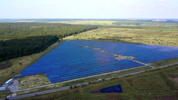 Field Of Solar Panels