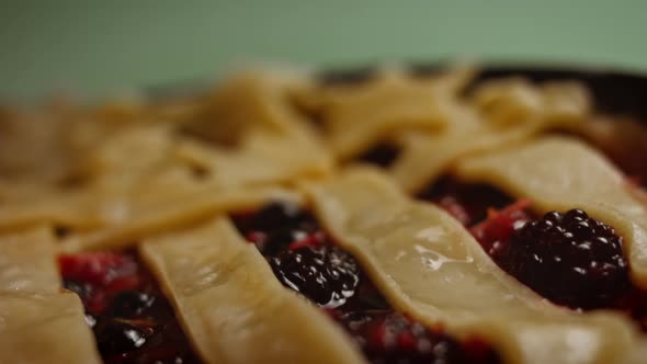 Preparing American Flag Mixed Berry Pie | Taste USA Cuisine ( Recipe)