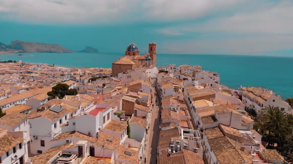 Altea, Alicante, España Drone