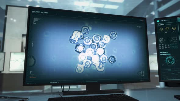 Unknown Bacteria Cell Analysis Used In A Biological Science Experiment alt