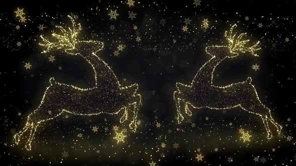 Christmas Reindeer Glitters alt