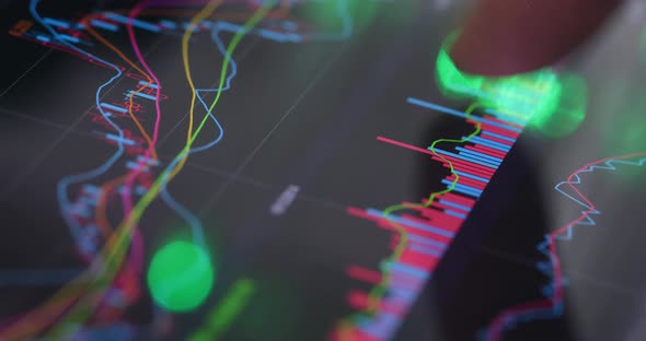 Using tablet for stock market analysis 