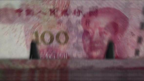Chinese Yuan vs Taiwan Dollar money banknote loop