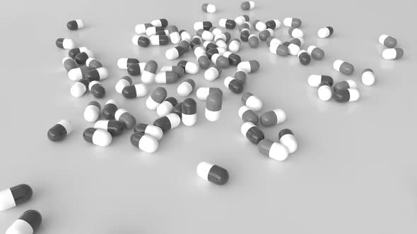 Capsules Black And White