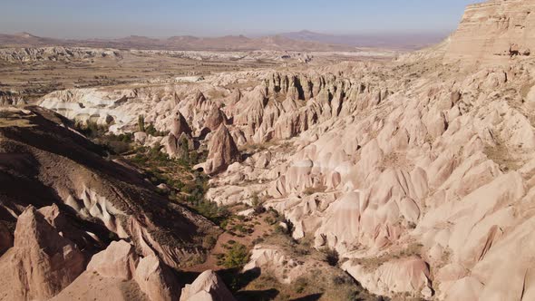 Aerial View Cappadocia Landscape