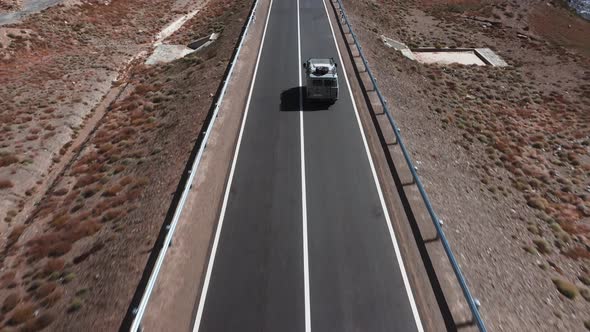 Beautiful Paved Road in the Mountains