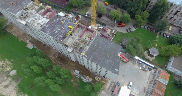 A Vertical Inspection of a Construction Site of a Multi Storey Building