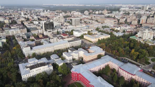 Kyiv - the Capital of Ukraine. Aerial View. Kiev