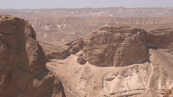 Arid landscape of a canyon