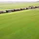 Aerial Footage Low Passing Over Idle Train Cars - VideoHive Item for Sale