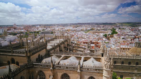 View of the City of Seville, Spain