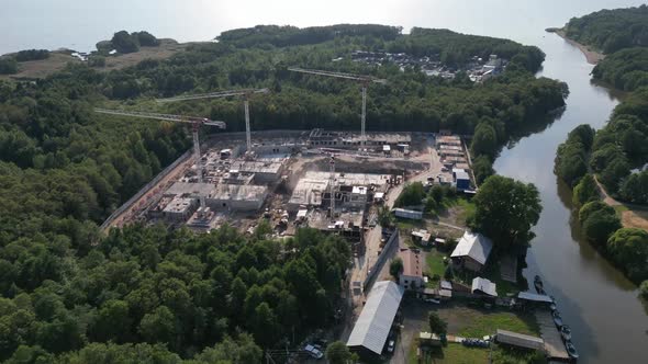 Timelapse of a Construction Site From a Quadcopter