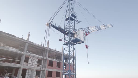 Tower Crane At A Construction Site