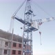 Tower Crane At A Construction Site - VideoHive Item for Sale