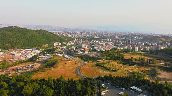 Turkish city of Izmir in summer