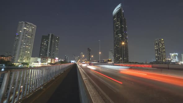 Traffic City Over The Bridge