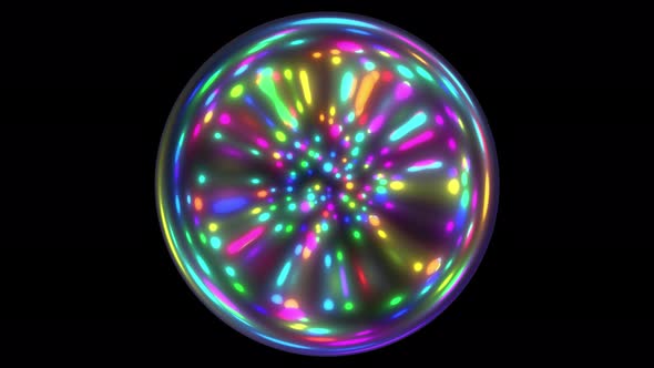 Shining Colorful Light Ball Overlay