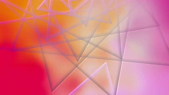 Gradient digital geometric pattern animation