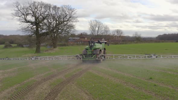 Farmland Being Sprayed With Controversial Glyphosate Herbicide