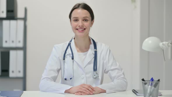 Female Doctor Smiling at the Camera 