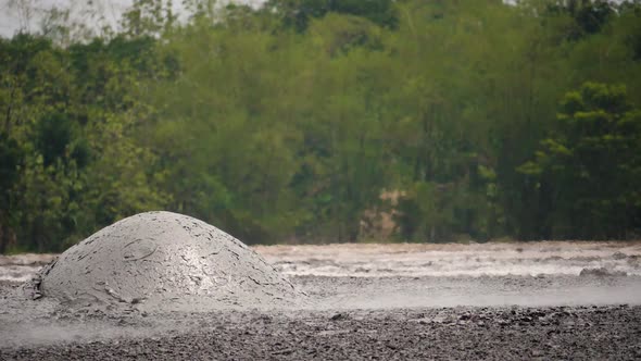 Mud Volcano Bledug Kuwu, Indonesia