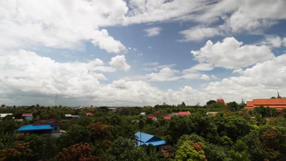 Cambodia countryside timelapse