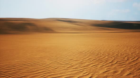 Aerial of Red Sand Dunes in the Namib Desert