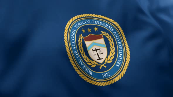 Bureau of Alcohol Tobacco Firearms and Explosives Flag