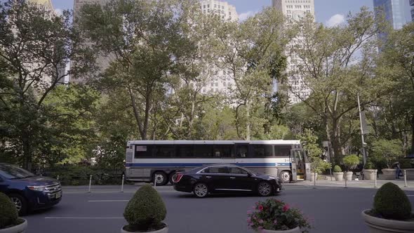 City Passenger Bus in New York