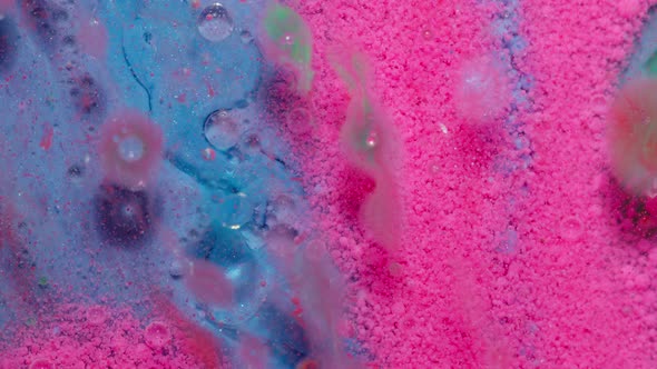 Colorful Pink Blue Bubbles Surface Wallpaper Themes Background Multicolor Space Universe Concept