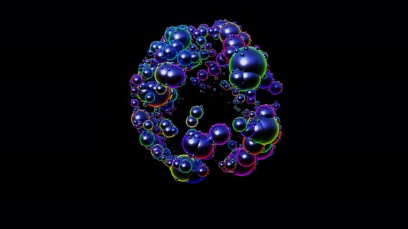 Rotation of an Abstract Sphere From Abstract Black Droplets