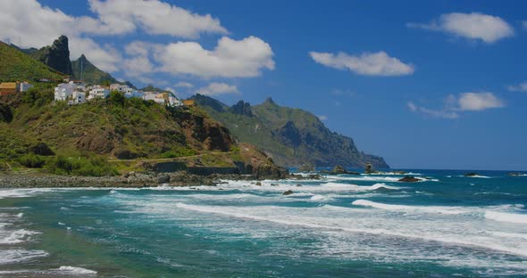 Almaciga Beach and Village on the North of Tenerife