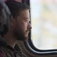 A man looking through the train window - VideoHive Item for Sale
