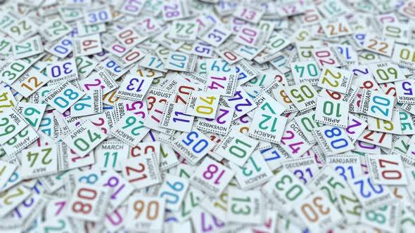 June 4 Date on Emphasized Calendar Page alt