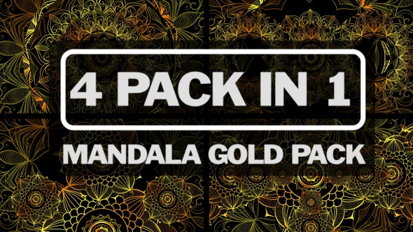 Mandala Gold Pack