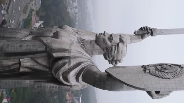 Motherland Monument in Kyiv Ukraine