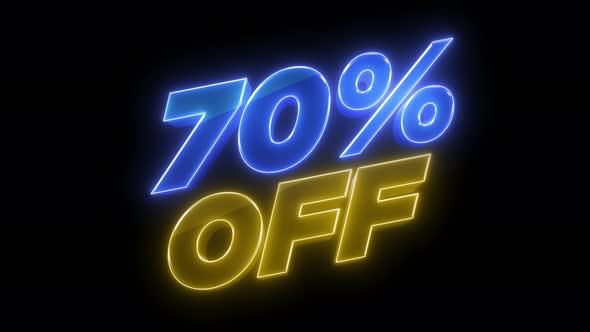 70% Off Banner 4K alt