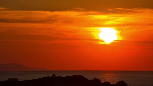 Timelapse Over the Mediterranean Sea