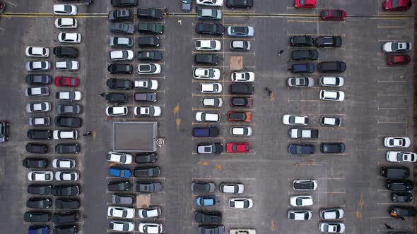 Car Parking Lot Aerial