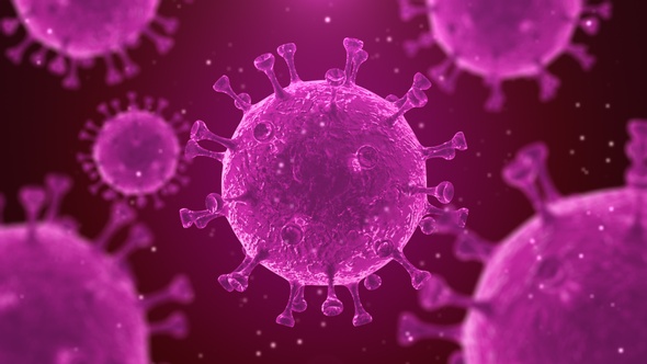 Corona Virus Visualization Background V9