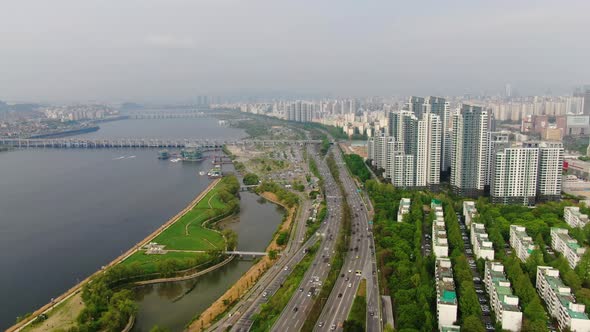 Seoul Han River Apartment Olympic Boulevard