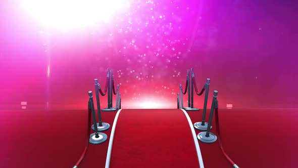 Red Carpet With lights