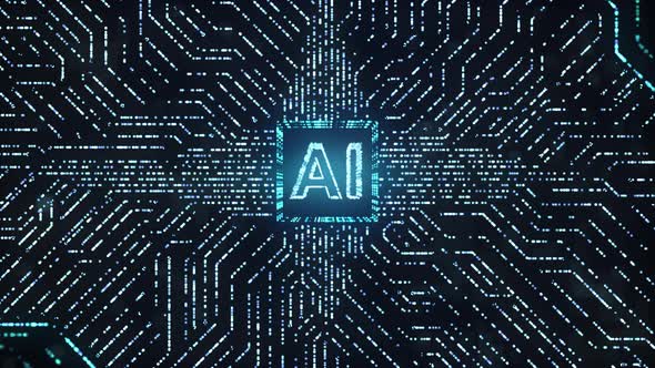 AI microprocessor transfer digital data through brain circuit computer