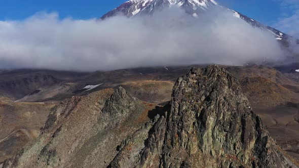 Verblyud Rock on Kamchatka Peninsula