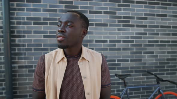 Portrait of African American Man on Street