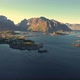 Aerial view on the fishing village Reine and Hamnoya ,Lofoten Islands,Norway - VideoHive Item for Sale