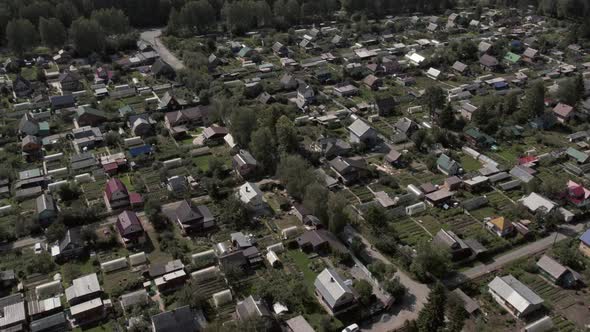 There are many residential houses and households in nature of Ural