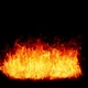 The flames burn and float like a real fire to be gradually extinguished Isolated by Alpha channel - VideoHive Item for Sale