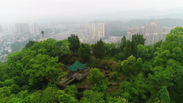 Aerial View of Songtao Miao Autonomous County, Guiyang, China