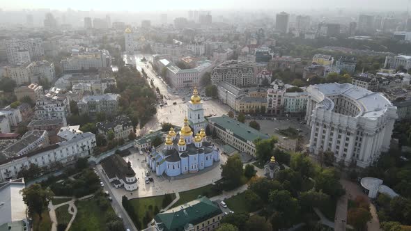 Kyiv - the Capital of Ukraine. Aerial View. Kiev